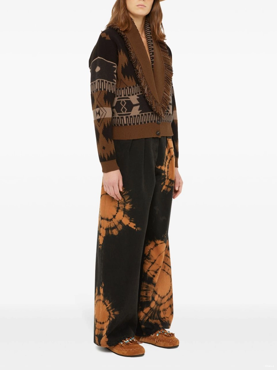 Cheap patterned-jacquard Women cardigan Alanui 0726